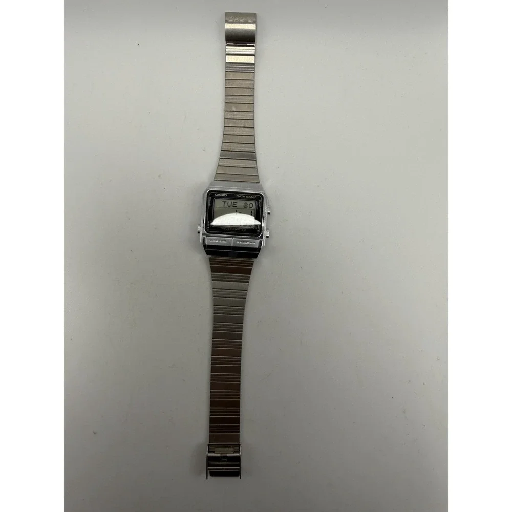 Casio DB-500 New Battery Mens Data Bank Telememo 50 32MM 8